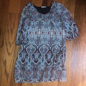 Nautical Print shift dress